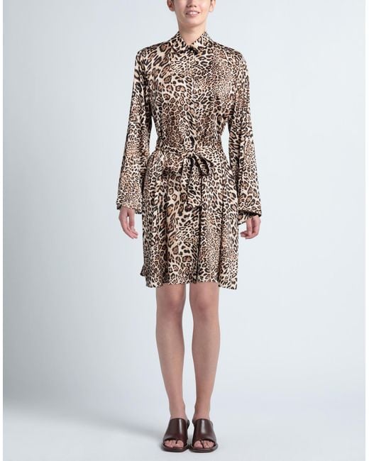 Gaelle Paris Natural Mini Dress