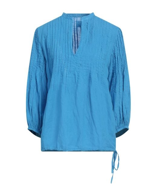 120% Lino Blue Top