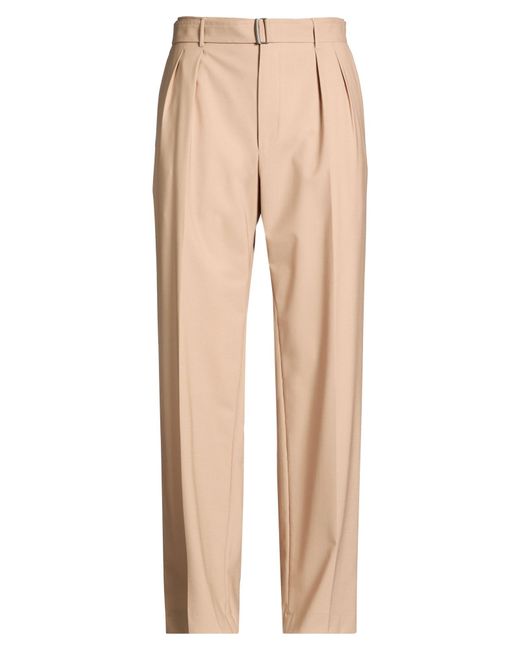 Tagliatore Natural Sand Pants Virgin Wool, Elastane for men