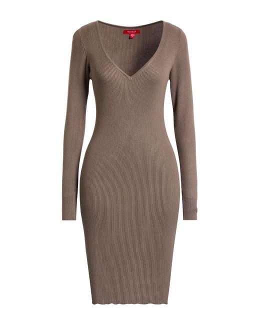 Guess Brown Midi Dress