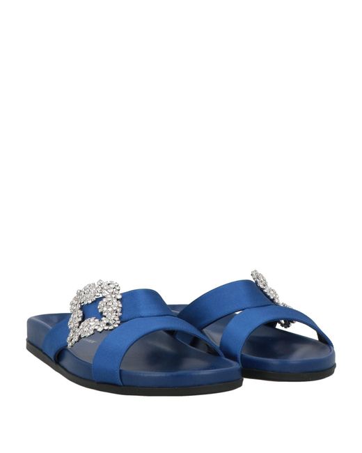Manolo Blahnik Blue Sandals