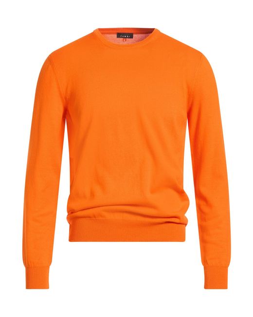 Pullover Andrea Fenzi de hombre de color Orange