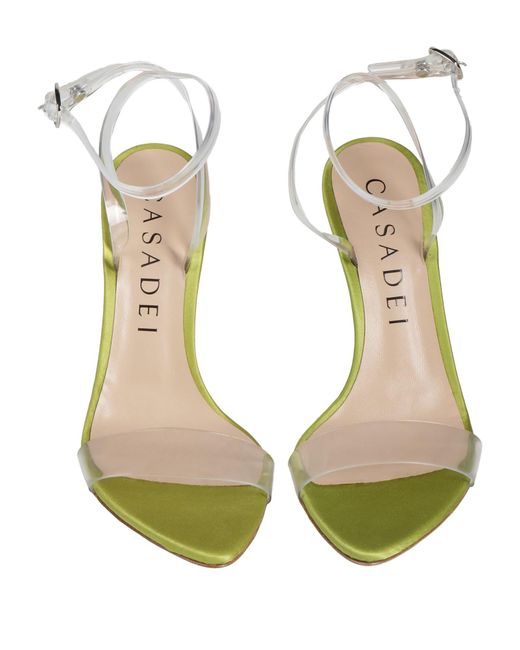 Casadei White Sandals Pvc