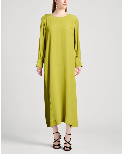 Liviana Conti Yellow Midi Dresses