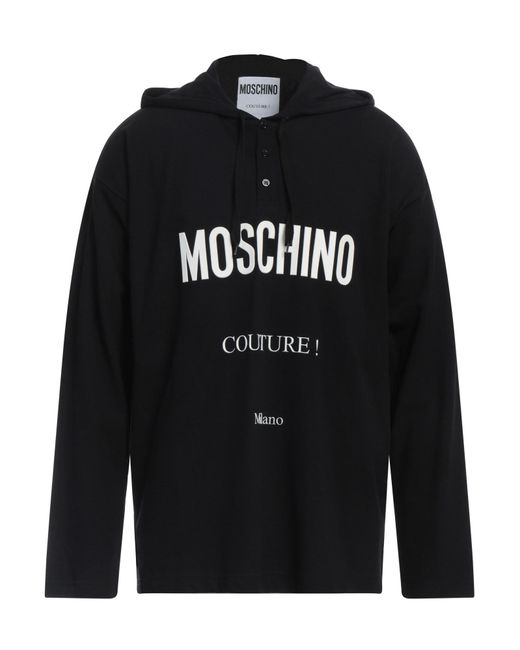 Moschino Black T-Shirt Cotton for men