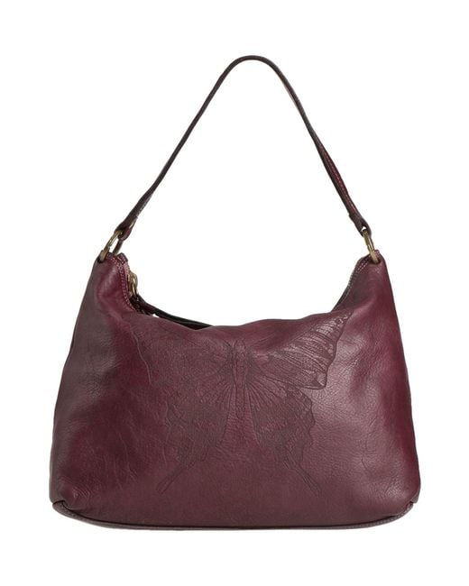 Caterina Lucchi Purple Handbag Calfskin