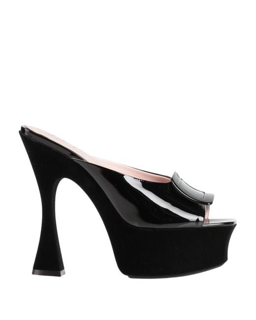 Roger Vivier Black Sandals