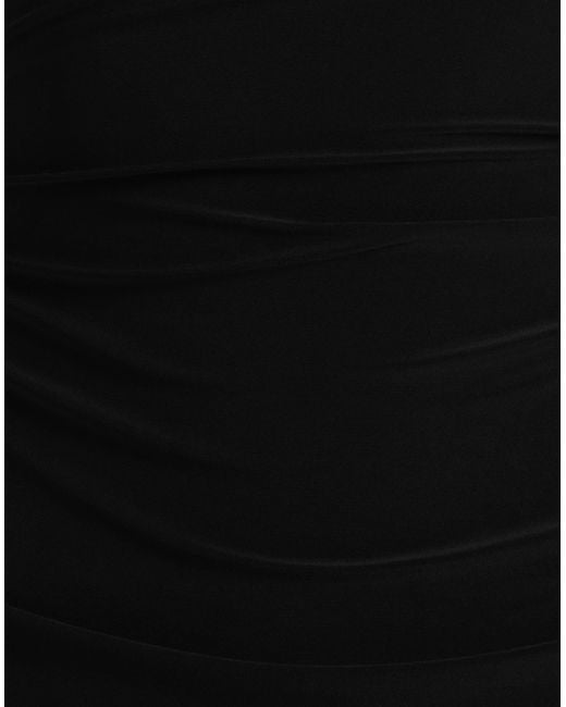 Norma Kamali Black Mini-Kleid
