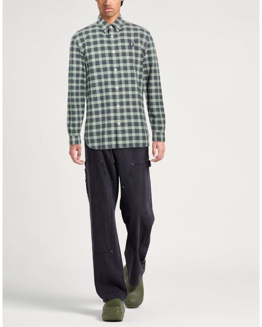 Fred Perry Blue Shirts for men