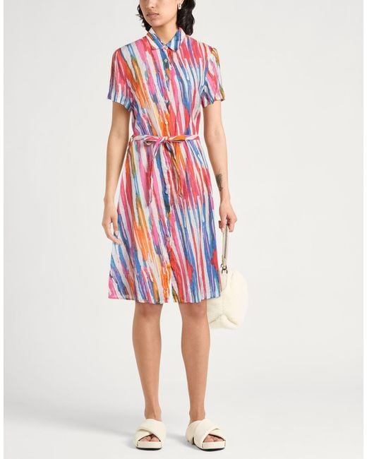 120% Lino White Midi Dress Linen