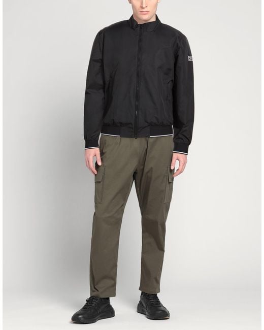 EA7 Black Jackets for men