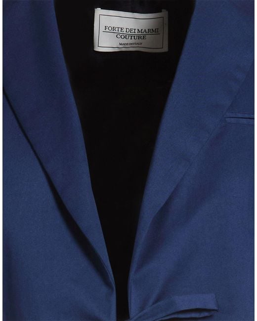 Forte Blue Jacket Cotton, Elastane