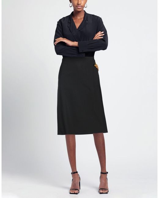 Stella McCartney Black Midi Skirt