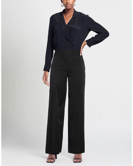 ALESSIA SANTI Black Pants Polyamide, Elastane