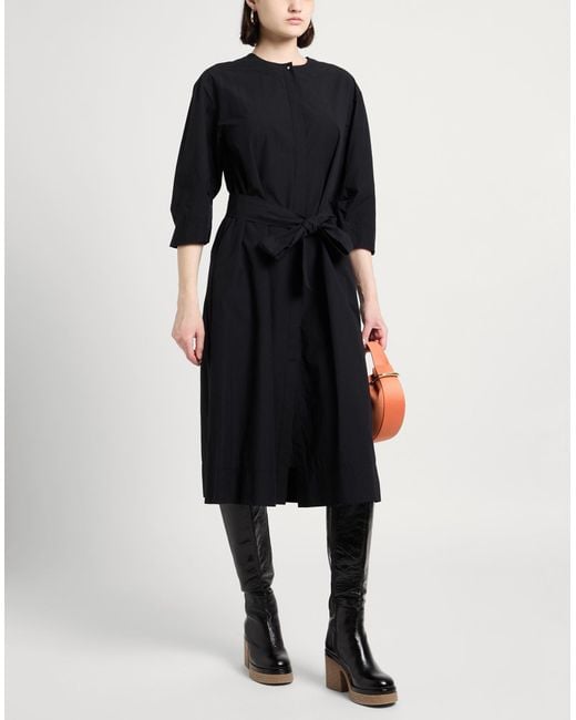 Ottod'Ame Black Midi Dress