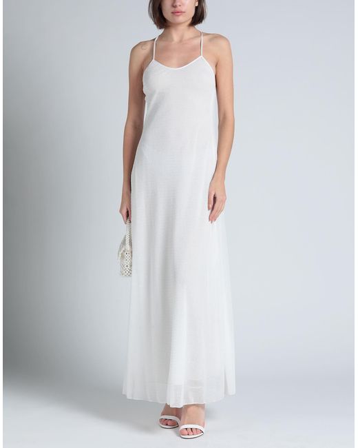 Emporio Armani White Maxi Dress