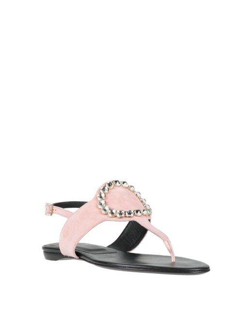 Roger Vivier White Thong Sandal