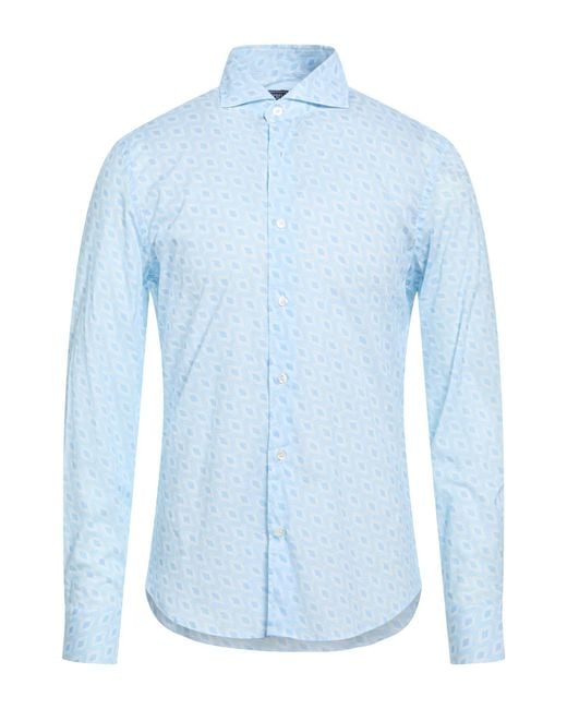 Fedeli Blue Shirt for men