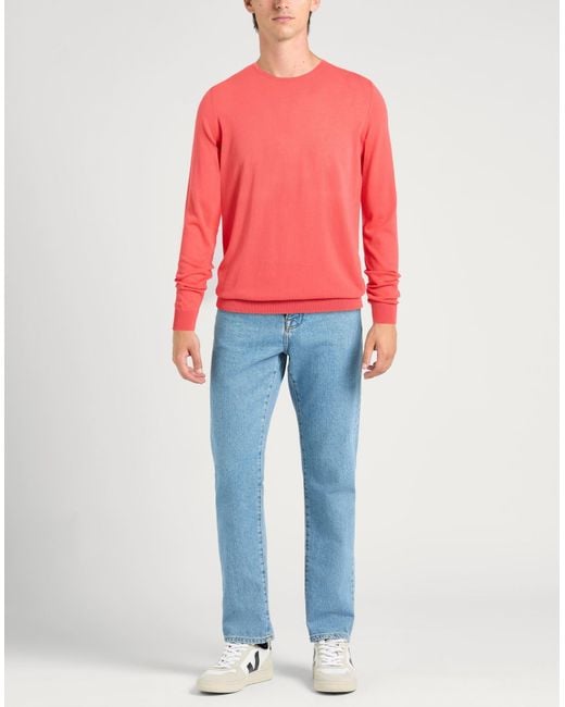 Bruno Manetti Pink Sweaters for men