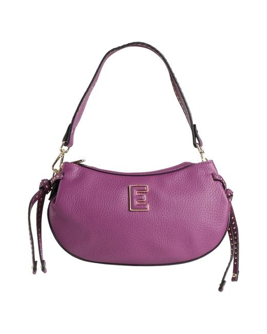 ERMANNO FIRENZE Purple Handbag