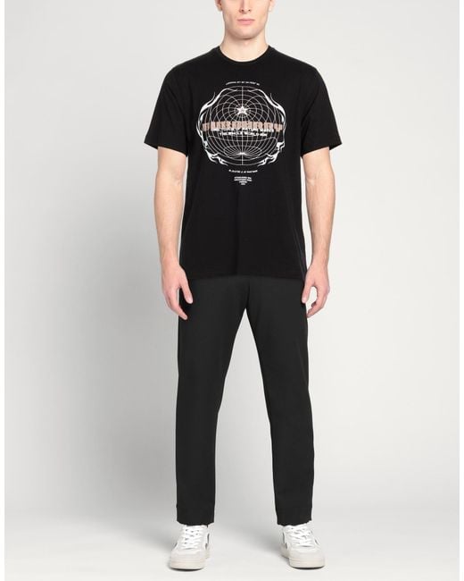 Burberry Black T-Shirt Cotton for men