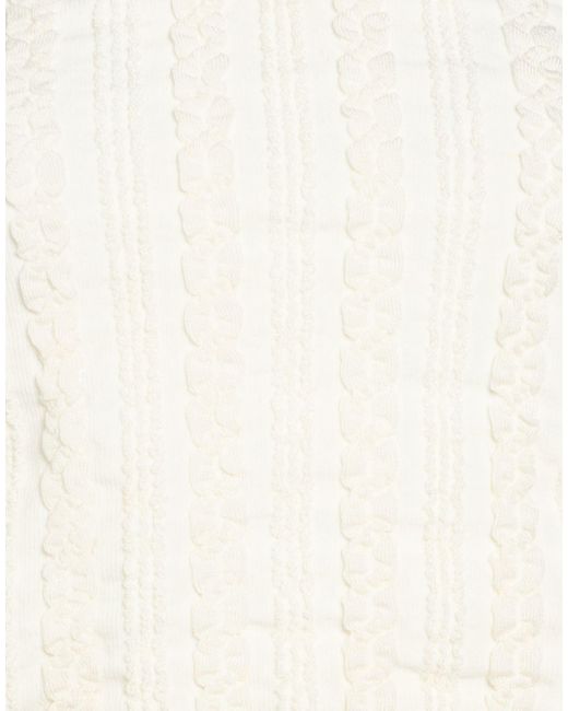 MSGM White Ivory Sweater Polyamide, Viscose, Elastane