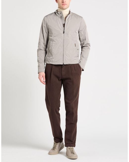 Moorer Gray Jacket Polyester for men