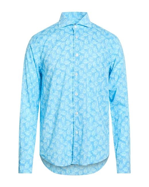 Fedeli Blue Shirts for men