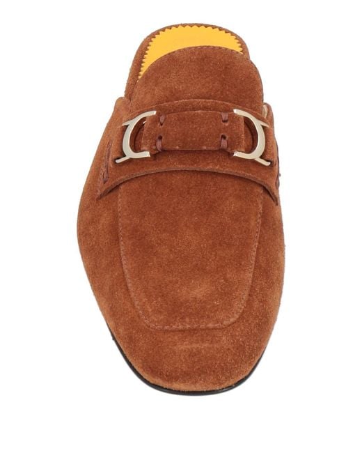 Doucal's Brown Mules & Clogs