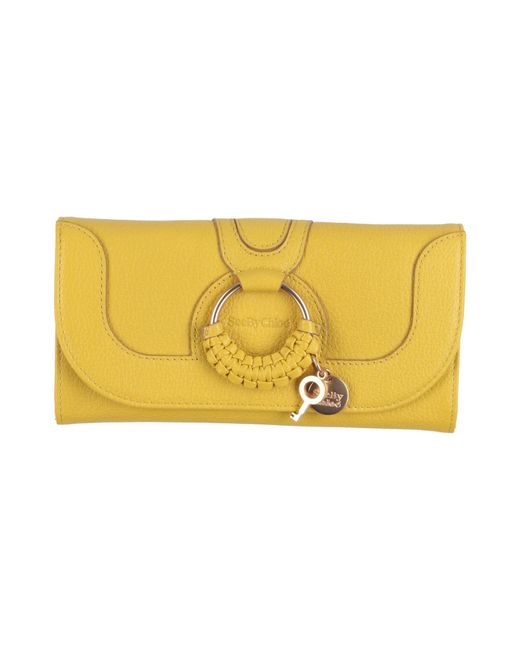 See By Chloé Yellow Wallet Leather