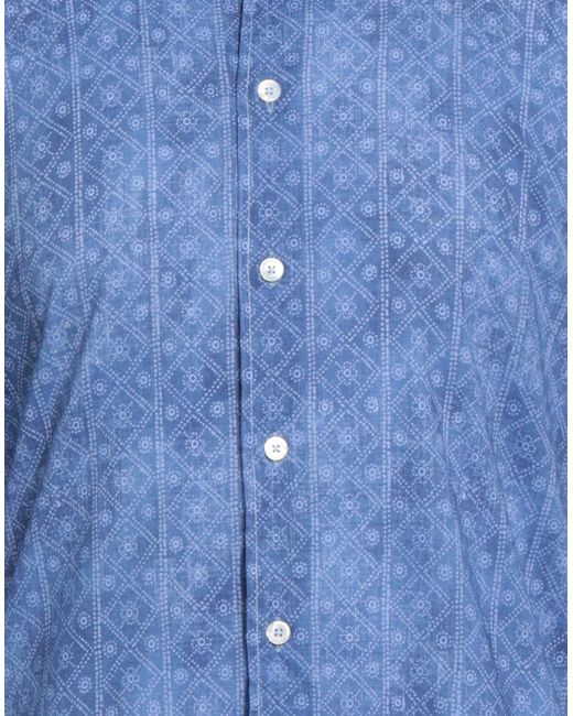 Fedeli Blue Shirt for men