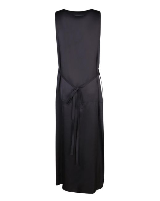 Robe longue MM6 by Maison Martin Margiela en coloris Black