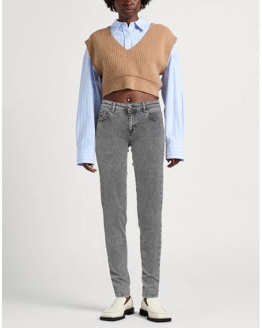 Versace Jeans Couture Gray Jeans Cotton, Elastane