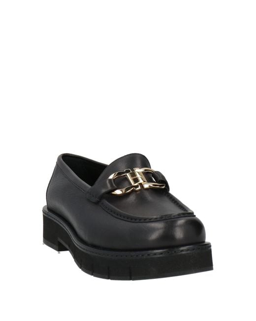 Ferragamo Black Mokassin