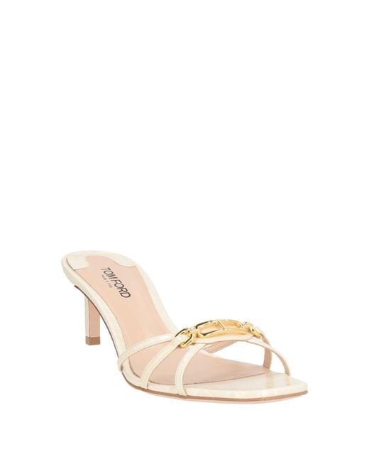 Tom Ford Natural Sandals
