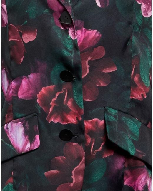 Carla G Black Blazer Polyester
