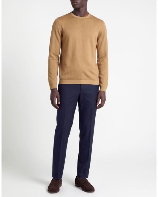 Gran Sasso Brown Sweater Virgin Wool for men