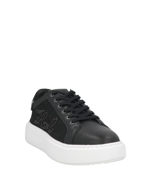 Karl Lagerfeld Black Trainers