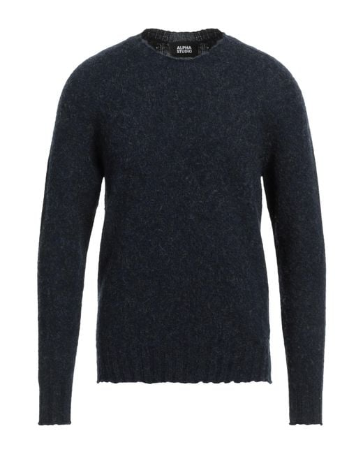 Pullover Alpha Studio de hombre de color Blue