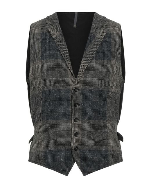 Montedoro Black Tailored Vest for men