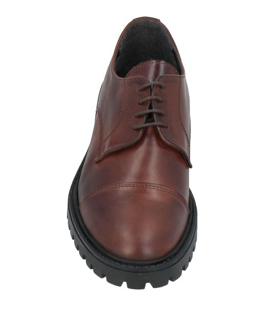 CafeNoir Brown Lace-up Shoes for men