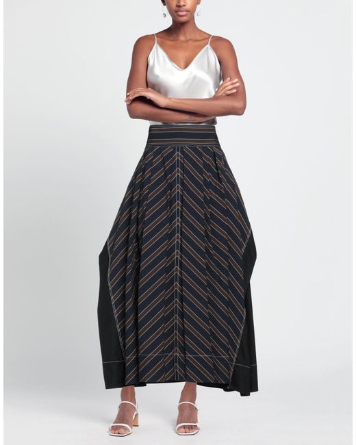 Tory Burch Blue Maxi Skirt