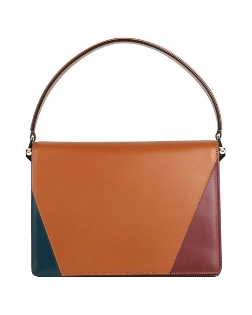 Valextra Brown Handbag Leather