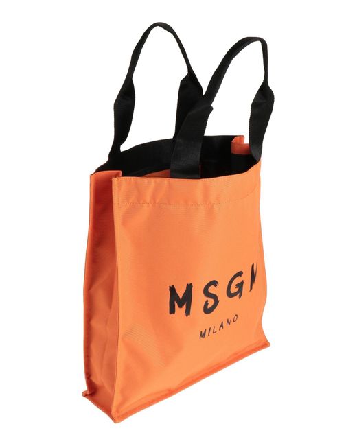 Sac à main MSGM pour homme en coloris Orange