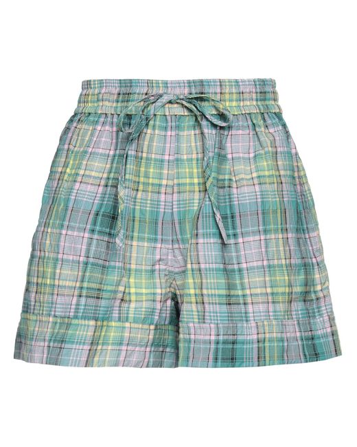 Ganni Green Shorts & Bermuda Shorts