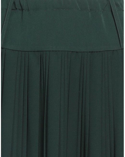 ViCOLO Green Midi Skirt Polyester, Viscose, Elastane