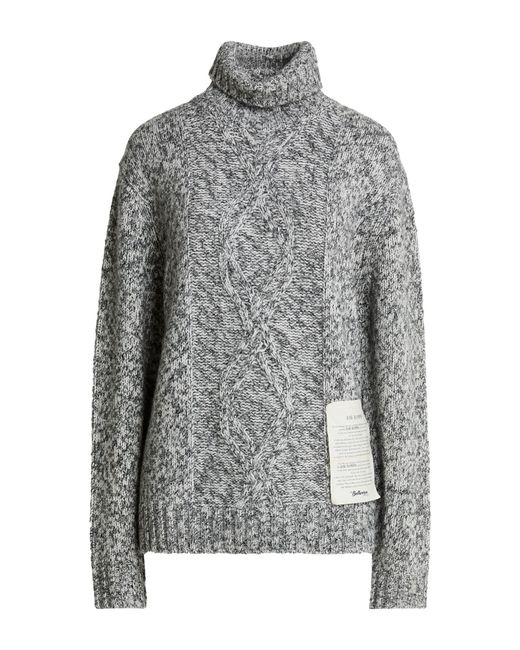 Ballantyne Gray Raw Diamond By Turtleneck Wool, Polyamide