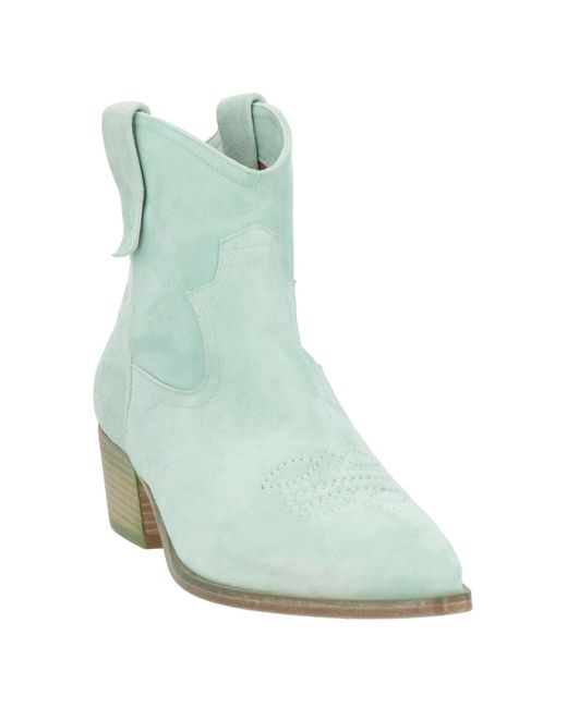 The Seller Green Ankle Boots