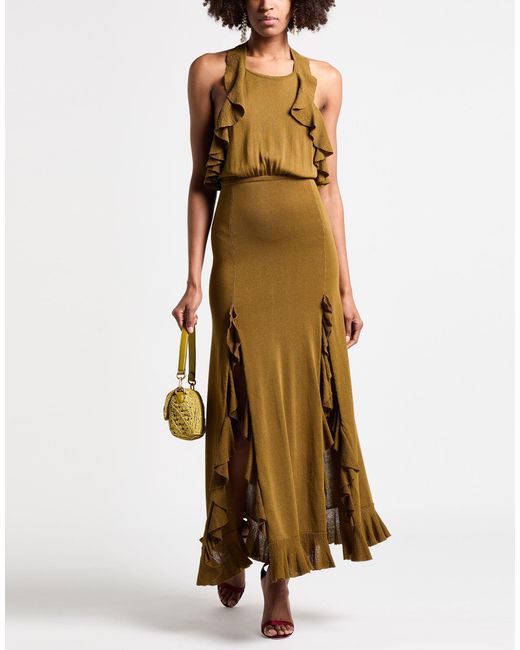 Twinset Green Maxi Dresses