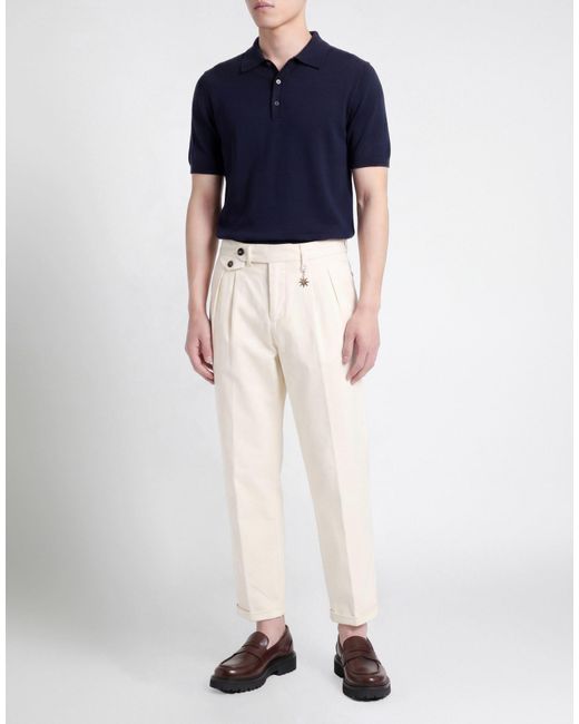 Manuel Ritz White Trouser for men